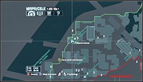 Do zniszczenia trzech z czterech pytajników posłuży nam wybuchowy żel - Park Row - Trofea Batmana (16-23) | Zagadki w Batman Arkham City - Batman: Arkham City - poradnik do gry