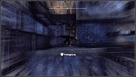 Widoczna pod Tobą brama powinna się otworzyć #1, ale zamknie się ona po kilku chwilach od momentu opuszczenia płyty naciskowej - Park Row - Trofea Batmana (24-36) | Zagadki w Batman Arkham City - Batman: Arkham City - poradnik do gry