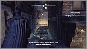 Pobiegnij na północ #1 i zeskocz na niższą platformę - Mila Rozrywki - Trofea Batmana (01-04) | Zagadki w Batman Arkham City - Batman: Arkham City - poradnik do gry