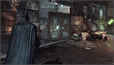Drugi spośród budynków skrywających sekrety to kryjówka Zsasza - Dzielnica przemysłowa - Informacje o lokacji, mapy | Zagadki w Arkham City - Batman: Arkham City - poradnik do gry