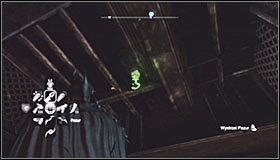 Podejdź do miejsca, w którym zatrzymała się lokomotywa i wskocz na jej dach - Dzielnica przemysłowa - Trofea Batmana (01-07) | Zagadki w Batman Arkham City - Batman: Arkham City - poradnik do gry