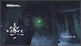 Jeżeli wszystko wykonałeś zgodnie z planem, to powinieneś znaleźć się w miejscu z dala od głównego pomieszczenia #1 - Dzielnica przemysłowa - Trofea Batmana (14-22) | Zagadki w Batman Arkham City - Batman: Arkham City - poradnik do gry