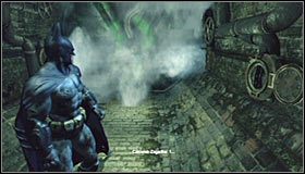 Ustaw się na płycie naciskowej #1 i wysłuchaj krótkiego przemówienia Człowieka-Zagadki - Metro - Trofea Batmana (16-26) | Zagadki w Batman Arkham City - Batman: Arkham City - poradnik do gry