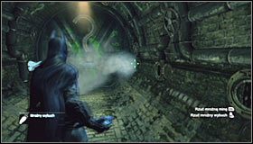 Wyjmij z inwentarza mroźny wybuch i bądź gotowy do przystąpienia do używania tego gadżetu - Metro - Trofea Batmana (16-26) | Zagadki w Batman Arkham City - Batman: Arkham City - poradnik do gry