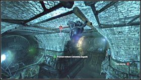 Trofeum to przyczepione jest do sufitu - Metro - Zagadki słowne, Szczęki Jokera, Trofea Kobiety-Kota | Zagadki - Batman: Arkham City - poradnik do gry