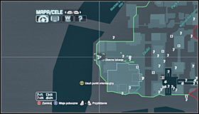 Powróć na zachód i rozejrzyj się za wysoką kolumną, na szczyt której można się przedostać z pomocą pazura #1 #2 - Zaułki - Trofea Batmana (08-16) | Zagadki w Batman Arkham City - Batman: Arkham City - poradnik do gry