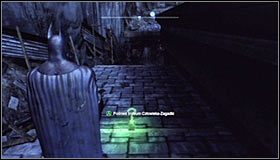 Do trofeum tego bardzo łatwo można dotrzeć - Zaułki - Trofea Batmana (17-23) | Zagadki w Batman Arkham City - Batman: Arkham City - poradnik do gry