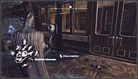 Odszukaj schody prowadzące na górny peron kolejki jednoszynowej #1 - Zaułki - Trofea Batmana (24-39) | Zagadki w Batman Arkham City - Batman: Arkham City - poradnik do gry