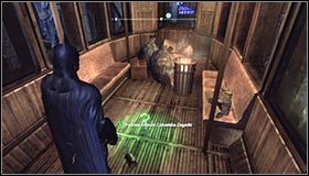 Przystąp do mini-gry hakerskiej, układając hasło METROPOLIS #1 - Zaułki - Trofea Batmana (24-39) | Zagadki w Batman Arkham City - Batman: Arkham City - poradnik do gry