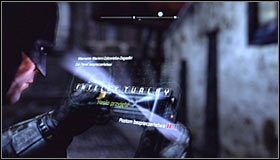 Użyj deszyfratora sekwencyjnego na tutejszym panelu sterowania #1 - Zaułki - Trofea Batmana (24-39) | Zagadki w Batman Arkham City - Batman: Arkham City - poradnik do gry