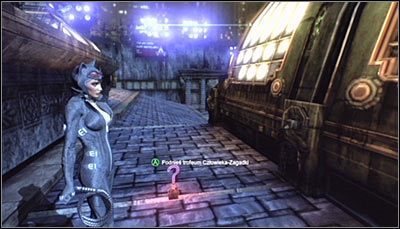 Do trofeum tego bardzo łatwo można dotrzeć - Zaułki - Kamery TYGERA, Trofea Kobiety-Kota | Zagadki w Batman Arkham City - Batman: Arkham City - poradnik do gry