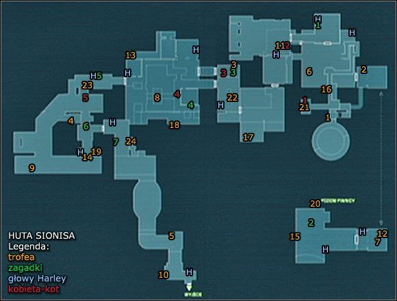 TROFEUM 1 - Huta - Trofea Batmana (01-09) | Zagadki w Batman Arkham City - Batman: Arkham City - poradnik do gry