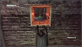 Wyjmij z inwentarza pazur i wyceluj w widoczną w oddali kratkę szybu wentylacyjnego #1 - Huta - Trofea Batmana (01-09) | Zagadki w Batman Arkham City - Batman: Arkham City - poradnik do gry