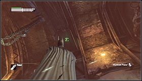 Wykorzystaj mroźny wybuch (kra lodowa) oraz pazur do przystąpienia do przemieszczania się po wodzie #1 - Huta - Trofea Batmana (01-09) | Zagadki w Batman Arkham City - Batman: Arkham City - poradnik do gry