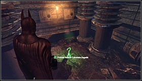 Po detonacji wskocz do nowo powstałej dziury #1 - Huta - Trofea Batmana (10-18) | Zagadki w Batman Arkham City - Batman: Arkham City - poradnik do gry