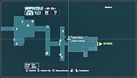 Zacznij na południowy-wschód od trofeum, a konkretnie w sali z dinozaurem - Muzeum - Trofea Batmana (11-23) | Zagadki w Batman Arkham City - Batman: Arkham City - poradnik do gry