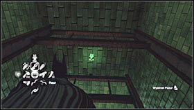 Możesz już otworzyć drzwi i zejść po schodach na dół #1 - Cudowne Miasto - Trofea Batmana (08-17) | Zagadki w Batman Arkham City - Batman: Arkham City - poradnik do gry