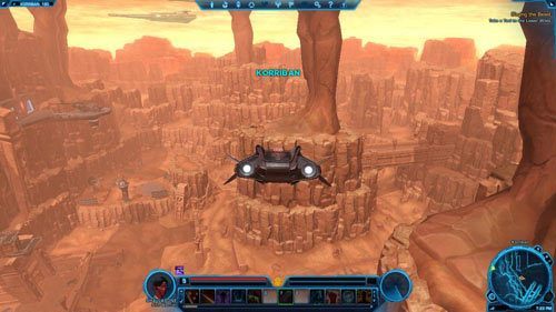 Po dotarciu w okolice [4] koniecznie oznacz Quick Travel Point (Lower Wilds), który jest tuż obok taksówki - (L06) Slaying the Beast | Sith Warrior | Star Wars The Old Republic - Star Wars: The Old Republic - poradnik do gry