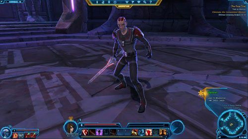 Vemrin [*] może być wymagającym przeciwnikiem, ale z pomocą Vette pokonasz go bez problemu - (L11) The Final Trial (1) | Sith Warrior | Star Wars The Old Republic - Star Wars: The Old Republic - poradnik do gry