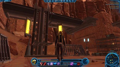 Wracaj na dół i kieruj się na północ - (L05) A Little Knowledge | Sith Inquistor | Star Wars The Old Republic - Star Wars: The Old Republic - poradnik do gry