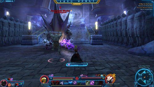 Pozostało zabrać starożytną mapę (Ancient Map) z ołtarza w [15] - (L11) A Map for the Future (2) | Sith Inquistor | Star Wars The Old Republic - Star Wars: The Old Republic - poradnik do gry