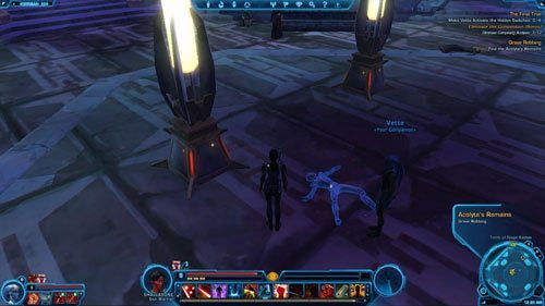 Ponownie porozmawiaj z Sentry Yashią w [1] - (L10) Grave Robbing | Korriban | Star Wars The Old Republic - Star Wars: The Old Republic - poradnik do gry