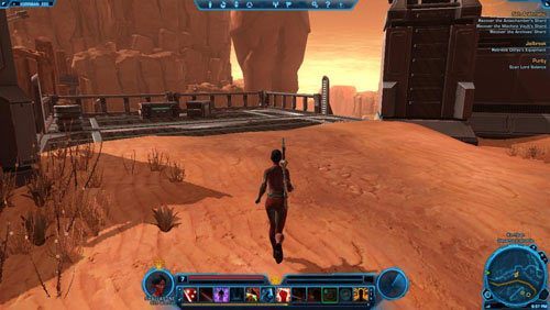 Udaj się tam i odnajdź miejsce, w którym mur po prawej się kończy - Galactic History 15 (+2 Endurance) | Datacrons | Star Wars The Old Republic - Star Wars: The Old Republic - poradnik do gry
