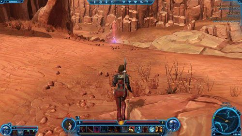 Datacron znajduje się tuż przy skalnej krawędzi - Galactic History 16 (+2 Willpower) | Datacrons | Star Wars The Old Republic - Star Wars: The Old Republic - poradnik do gry