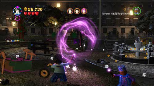 Znajdujemy zniszczony wózek na narzędzia i składamy go używając zaklęcia WL - Mroczne czasy (1) | Opis przejścia - Rok 5 | LEGO Harry Potter Lata 5-7 - LEGO Harry Potter: Lata 5-7 - poradnik do gry