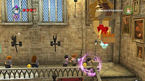 W zamian dostaniemy kosz z mięsem, który wkładamy w pysk wielkiego lwa - Mroczne czasy (3) | Opis przejścia - Rok 5 | LEGO Harry Potter Lata 5-7 - LEGO Harry Potter: Lata 5-7 - poradnik do gry