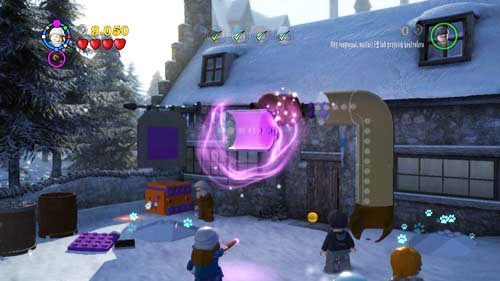 Na początku wsuwamy za pomocą WL brakującą część rury w odpowiednie miejsce - Gwardia Dumbledorea (2) | Opis przejścia - Rok 5 | LEGO Harry Potter Lata 5-7 - LEGO Harry Potter: Lata 5-7 - poradnik do gry