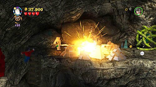 Wchodzimy na górę, i magią RD niszczymy srebrne skały - Horkruks i dłoń | Opis przejścia - Rok 6 | LEGO Harry Potter Lata 5-7 - LEGO Harry Potter: Lata 5-7 - poradnik do gry