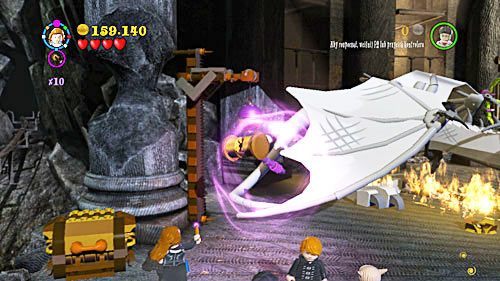 W celu uzyskaniu klucza do nakręcania byka udajemy się w pobliże smoka - Klęska złodzieja | Opis przejścia - Rok 7 | LEGO Harry Potter Lata 5-7 - LEGO Harry Potter: Lata 5-7 - poradnik do gry