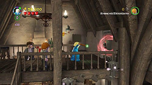 Wchodzimy przez zamknięte drzwi na piętrze - Słuszna porcja | Znajdźki - Rok 6 | LEGO Harry Potter Lata 5-7 - LEGO Harry Potter: Lata 5-7 - poradnik do gry