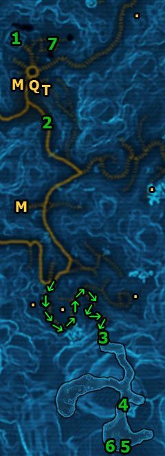 Zadanie otrzymasz od Mastera Orgus Dina, a rozpoczniesz w [1], w Wiosce Kalikori - (L06) The Face of the Enemy | Jedi Knight | Star Wars The Old Republic - Star Wars: The Old Republic - poradnik do gry