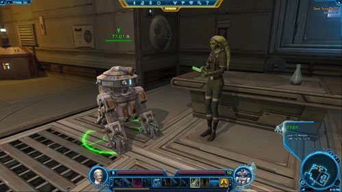 Ostatni cel to rozmowa przez holokom z innym droidem, który przekaże ci informacje o twojej następnej misji - (L07) Dark Temptations | Jedi Knight | Star Wars The Old Republic - Star Wars: The Old Republic - poradnik do gry