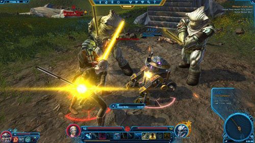 Pomów z pokonanym przeciwnikiem - okaże się, że będzie miał dla ciebie propozycję - (L09) Weapon of the Jedi (2) | Jedi Knight | Star Wars The Old Republic - Star Wars: The Old Republic - poradnik do gry