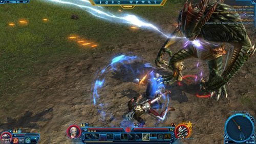 Przenieś się do Quick Travel Point (Jedi Temple) i odnajdź w [8] stację służącą do modyfikowania przedmiotów - (L09) Weapon of the Jedi (2) | Jedi Knight | Star Wars The Old Republic - Star Wars: The Old Republic - poradnik do gry