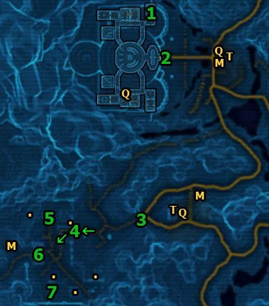 Zadanie zaczynasz w [1] - (L06) The Footsteps of the Fallen | Jedi Consular | Star Wars The Old Republic - Star Wars: The Old Republic - poradnik do gry