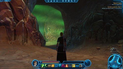 Ta część jaskini opanowana jest przez wrogich ci Twileków - (L07) Rajivaris Legacy | Jedi Consular | Star Wars The Old Republic - Star Wars: The Old Republic - poradnik do gry