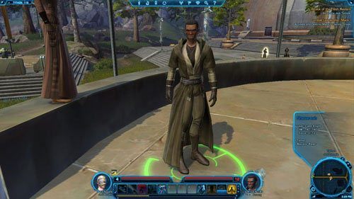 Z droidami zmierzyć się możesz na jednym z kilku placów rozlokowanych przed świątynią - (L04) Combat Leadership- Mark II | Tython | Star Wars The Old Republic - Star Wars: The Old Republic - poradnik do gry