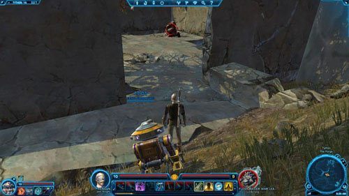 Uważając na przeciwników dotrzyj do muru naprzeciwko wejścia do obozowiska - Galactic History 11 (Matrix Shard) | Datacrons | Star Wars The Old Republic - Star Wars: The Old Republic - poradnik do gry