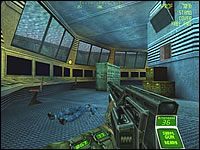Zaczynasz w korytarzu biegnacym do pomieszczenia z kilkoma wrogimi żołnierzami - Misja 04: Cobra Stroke (kont.) - Codename: Outbreak - poradnik do gry