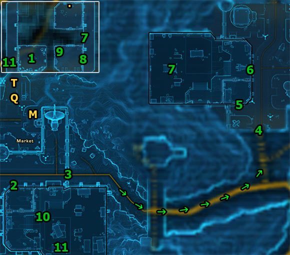 Misję tę zaczynasz w [1], w magazynie Rendia Freight - (L05) Hungry for Information | Smuggler | Star Wars The Old Republic - Star Wars: The Old Republic - poradnik do gry