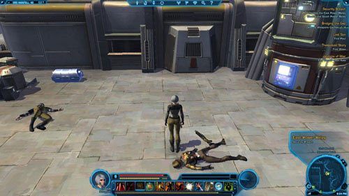 Ostatni przekaźnik jest w [9] - tuż obok domu, do którego będziesz musiał za chwilę wejść - (L07) Security Breach (1) | Smuggler | Star Wars The Old Republic - Star Wars: The Old Republic - poradnik do gry