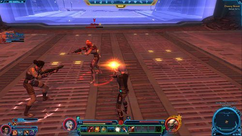 Pozostało ci tylko wyjść ze strefy fabularnej przez pole siłowe w [4], a potem udać się do [6] - (L11) Chasing Skavak | Smuggler | Star Wars The Old Republic - Star Wars: The Old Republic - poradnik do gry