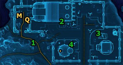 To zadanie poboczne możesz dostać od Sergeanta Blyesa, ukrywającego się za barykadami [1] - (L02) Clearing the Air | Ord Mantell | Star Wars The Old Republic - Star Wars: The Old Republic - poradnik do gry