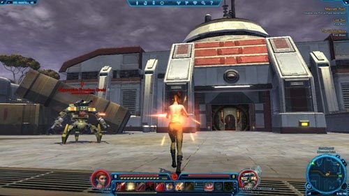 W środku bazy (Separatist Base) pokonaj jednego Separatist Troopera [+], a potem udaj się do windy w [5] - (L06) Lost Son | Ord Mantell | Star Wars The Old Republic - Star Wars: The Old Republic - poradnik do gry