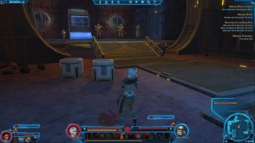 Następnie udaj się do wyjścia na odkryty, otoczony lawą plac - (L09) Alliance Of Evil | Ord Mantell | Star Wars The Old Republic - Star Wars: The Old Republic - poradnik do gry