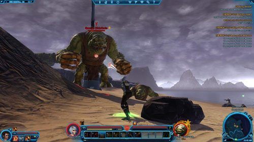 Najlepiej daj się zabić, aby od razu znaleźć się w centrum medycznym na zachód od Wioski Oradam - w [3] - (L05) HEROIC 2+ Cutting Off the Head | Ord Mantell | Star Wars The Old Republic - Star Wars: The Old Republic - poradnik do gry